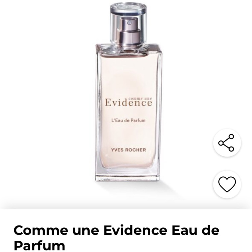 Comme une evidence parfum